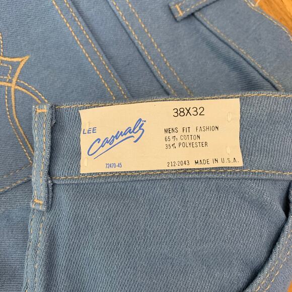 Vintage NWT Men’s Lee Jeans Union Label Size 38x32 New Old Stock - Picture 5 of 13